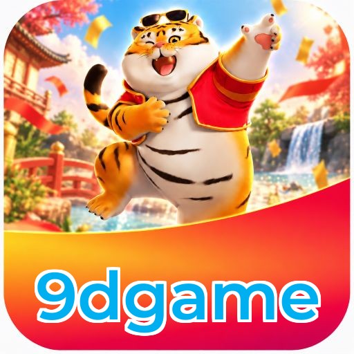 Interface da plataforma 9dgame mostrando slots populares e bônus de boas-vindas